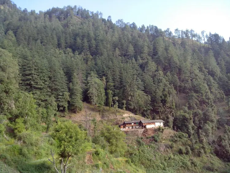 पाड़ का बीच घौर/Mountain ःouse